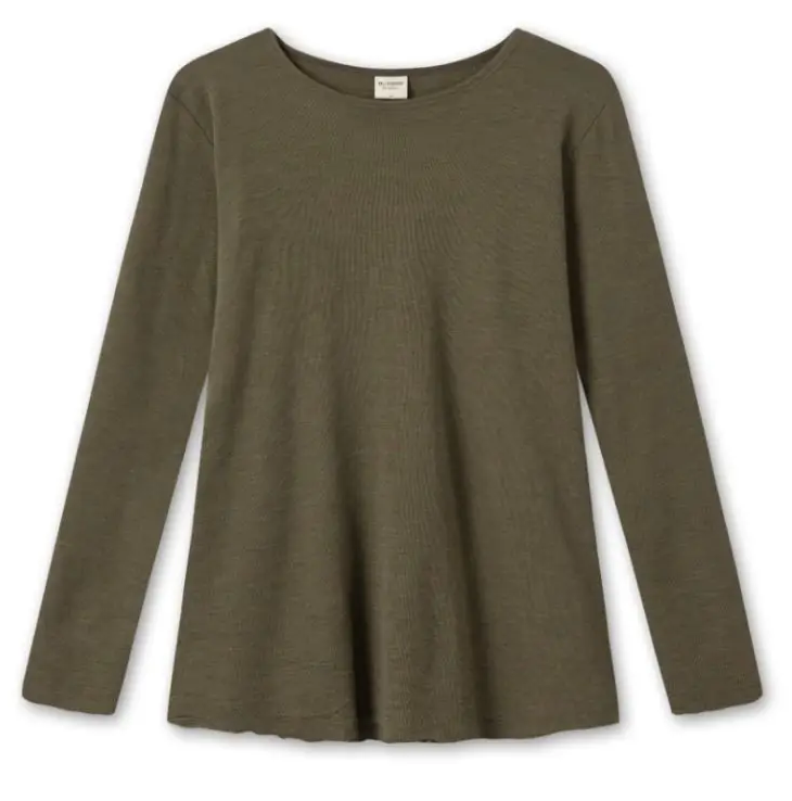 By Basics ~ A Line Merino Long Sleeve Top