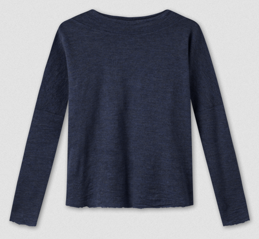 By Basics - Merino Wide Shirt With Neck