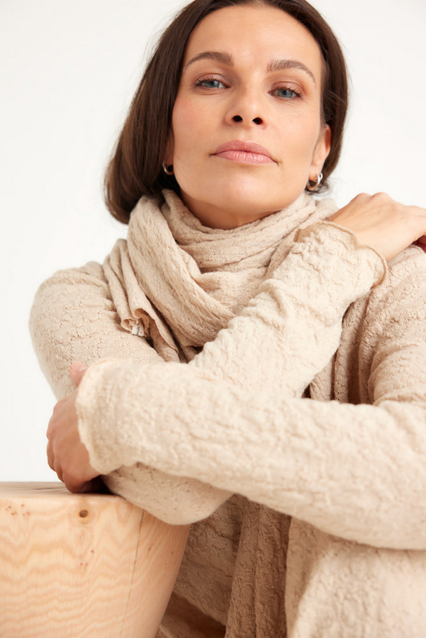 By Basics ~ Bubble Shirt with Roll Neck Merino