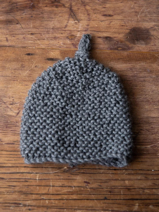 Hand Knitted Alpaca Baby Beanies and Booties