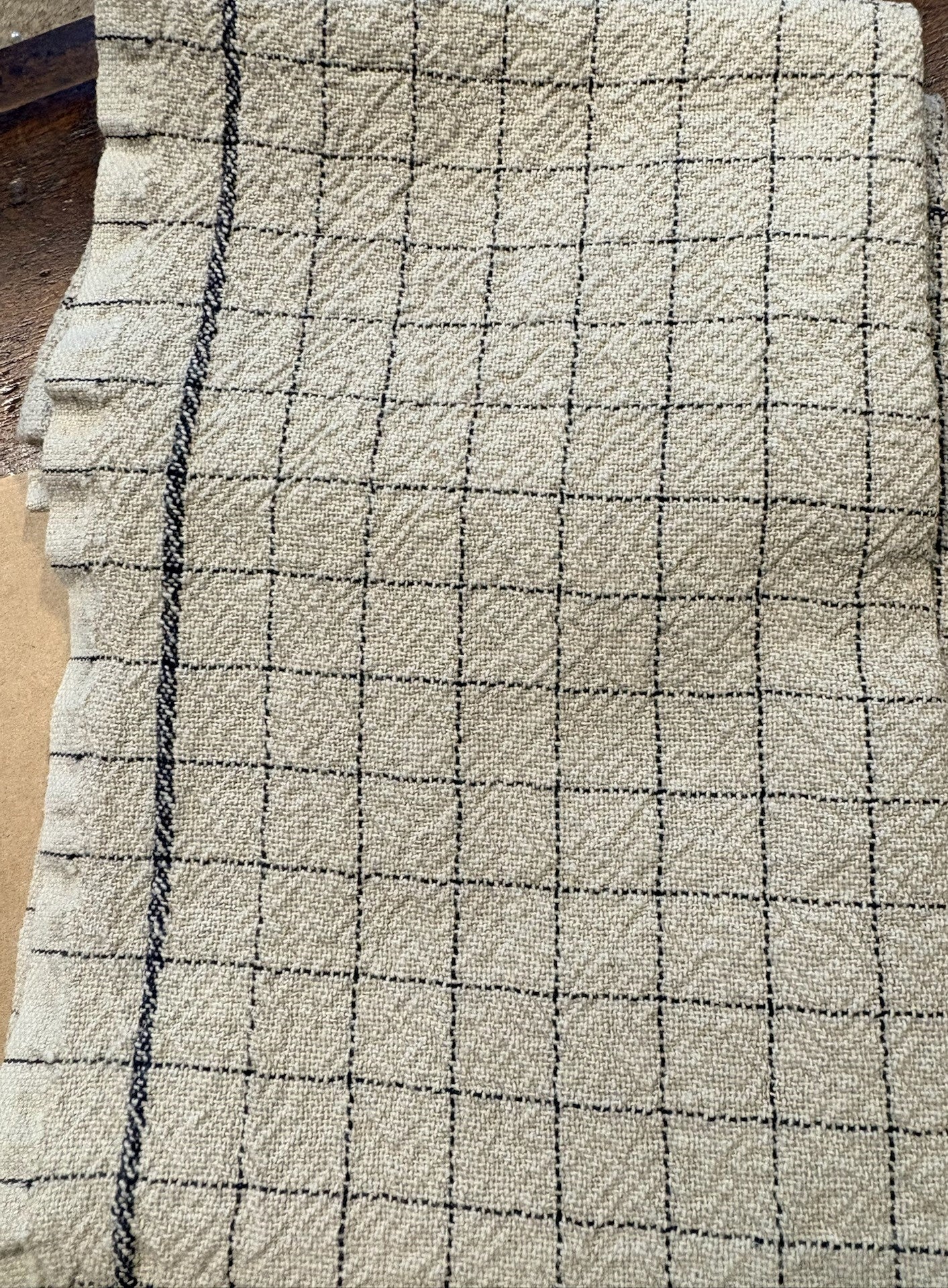 French Recycled Linen Cotton Tea Towel