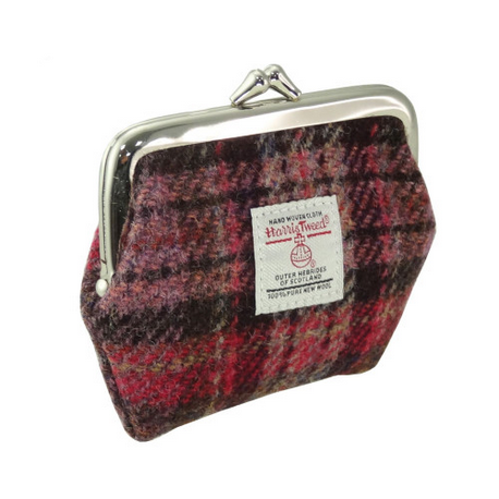 Scottish Harris Tweed Eigg Coin Purse with Clasp