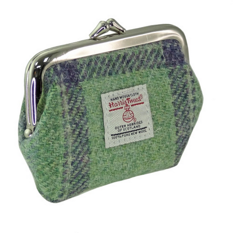 Scottish Harris Tweed Eigg Coin Purse with Clasp