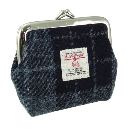 Scottish Harris Tweed Eigg Coin Purse with Clasp