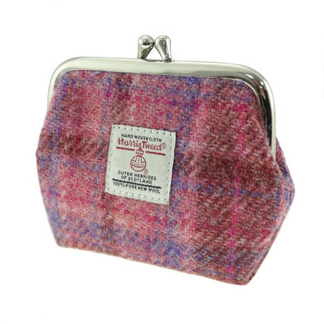 Scottish Harris Tweed Eigg Coin Purse with Clasp