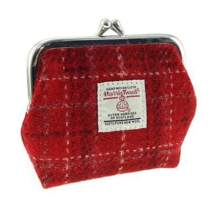 Scottish Harris Tweed Eigg Coin Purse with Clasp