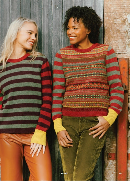 Eribe Stobo Fairisle Reversible Sweater