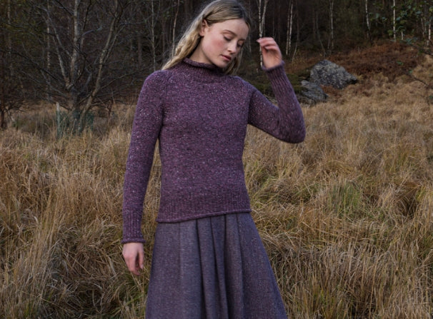 Fisherman Out of Ireland ~ Ladies Saddle Neck Sweater