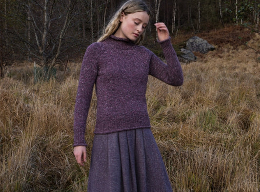 Fisherman Out of Ireland ~ Ladies Saddle Neck Sweater