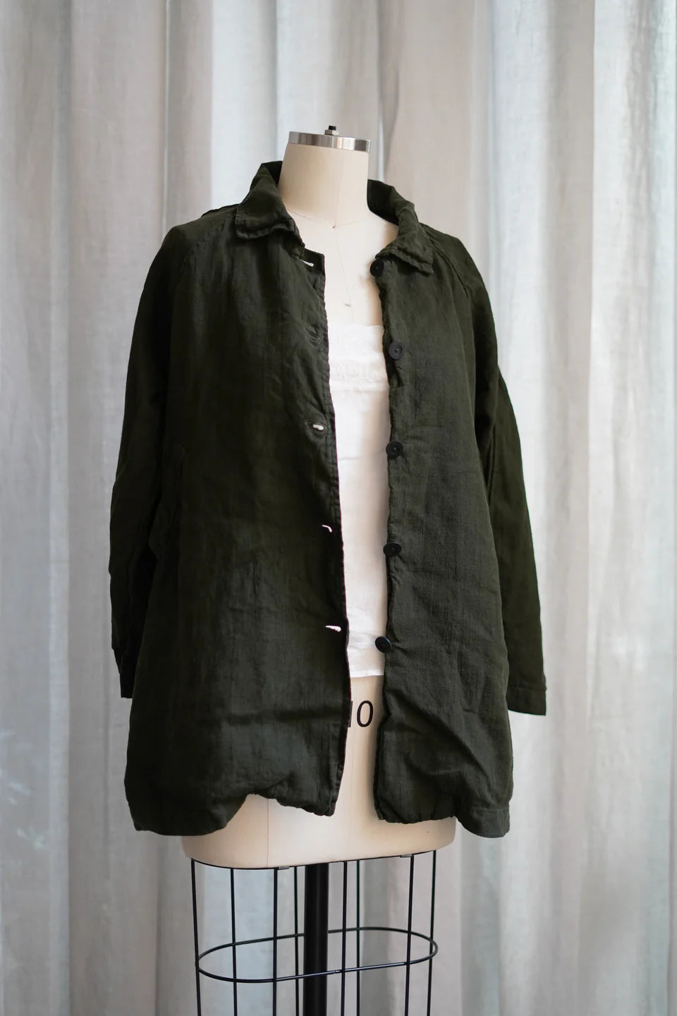 Metta ~ Garden Coat - Light Linen