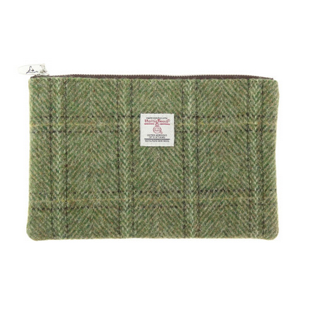 Scottish Tweed Zip Pouch