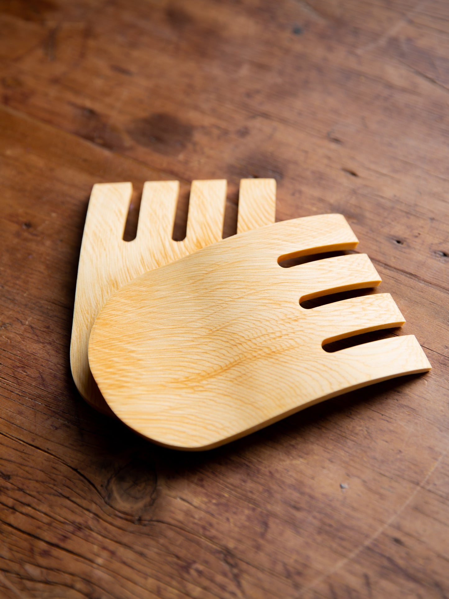 Tasmanian Huon Pine Salad Hands