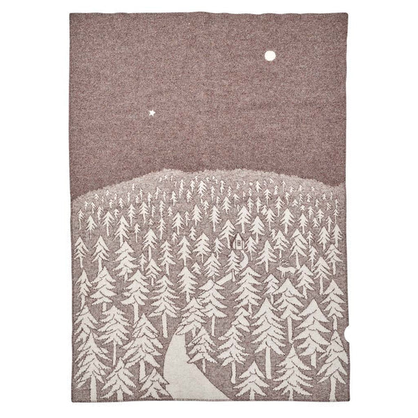 Klippan House in the Forest Blanket ~ Green