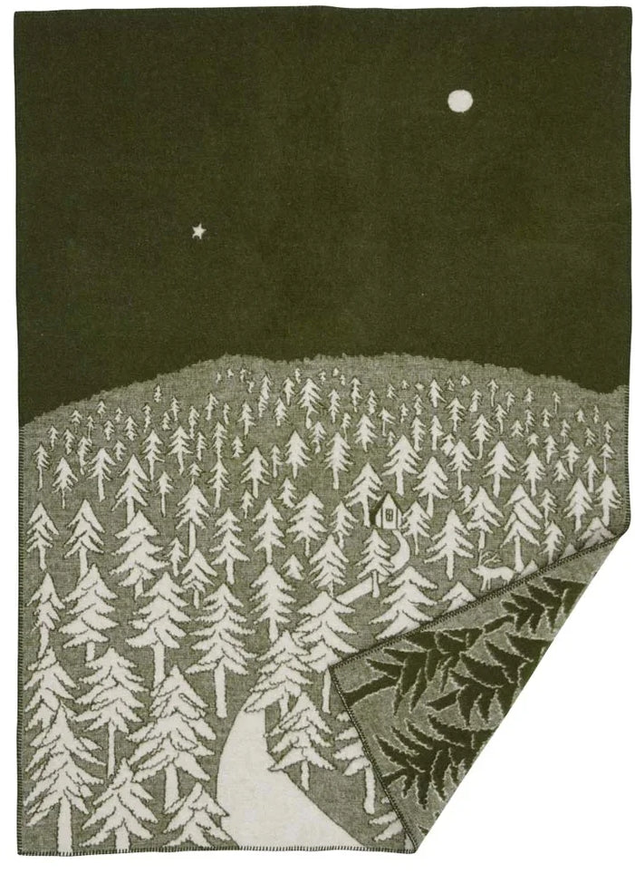 House in the Forest Blanket ~ Green