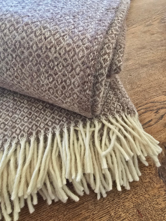 Swedish Wool Blankets ~ Lima Sand