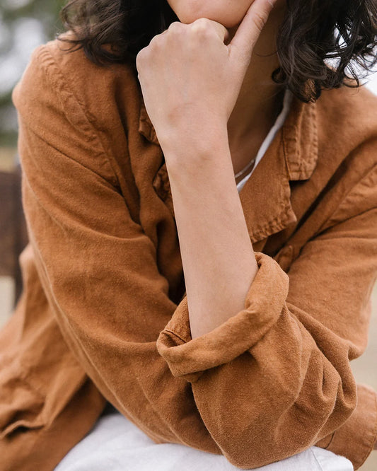 Metta ~ Dominique Linen Blazer