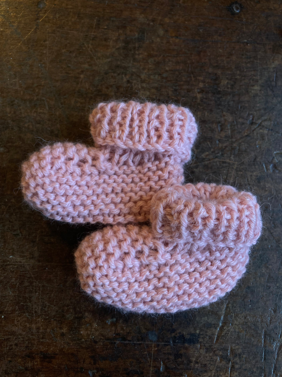 Hand Knitted Alpaca Baby Beanies and Booties