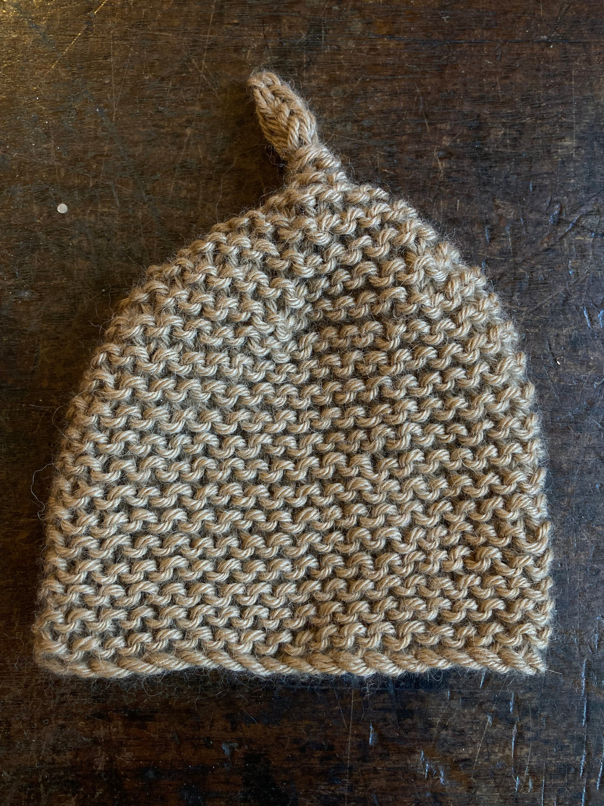 Hand Knitted Alpaca Baby Beanies and Booties