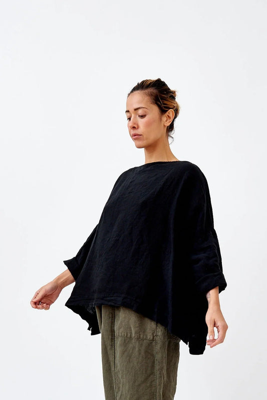 Sailor Boxy Top Light Linen