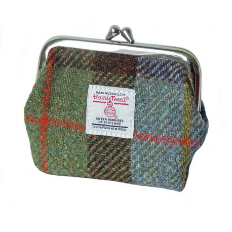 Scottish Harris Tweed Eigg Coin Purse with Clasp