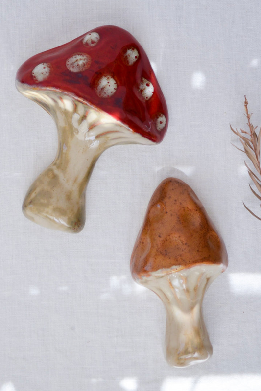 Ceramic Mushrooms For Your Wall
