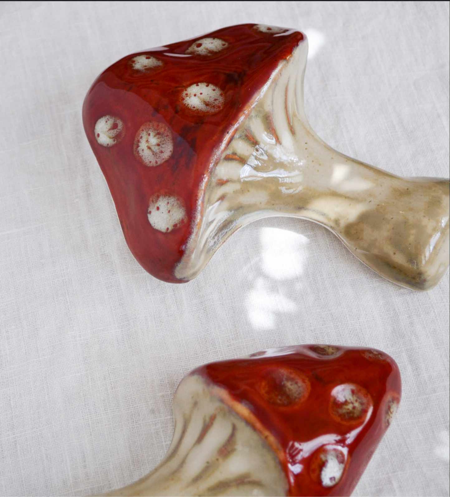 Ceramic Mushrooms For Your Wall