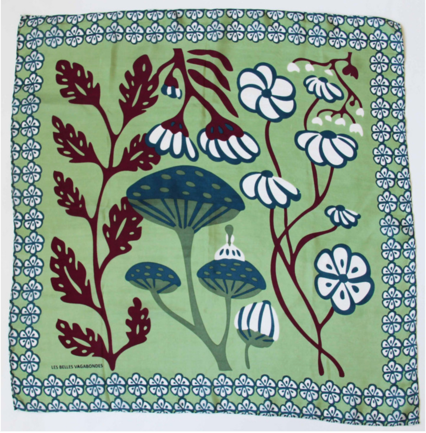 Les Belles Vagabondes ~ Mini Silk Printed Scarves