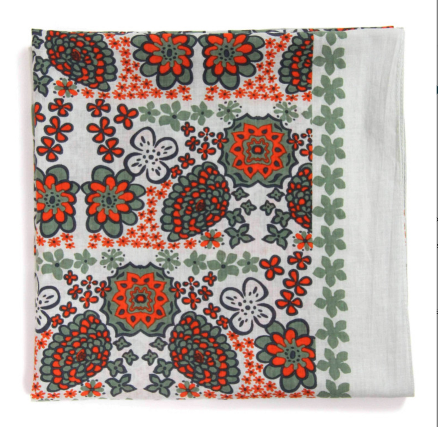 Les Belles Vagabondes ~ Organic Cotton Square Scarves