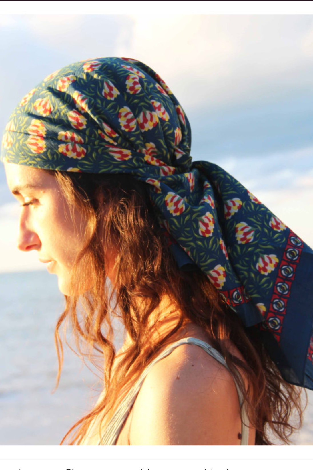 Les Belles Vagabondes ~ Organic Cotton Square Scarves
