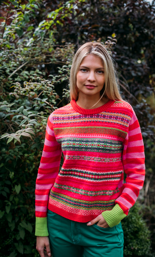 Eribe Stobo Fairisle Reversible Sweater