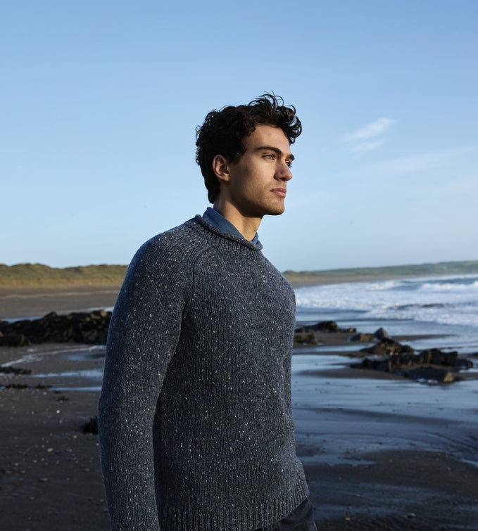 Fisherman Out of Ireland ~ Mens Saddle Neck Jumper