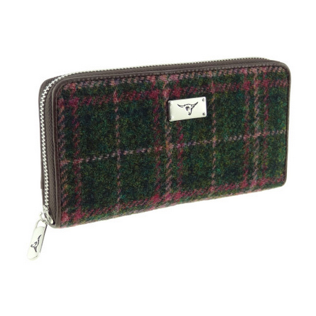 Harris Tweed Staffa Long Purse with Zip