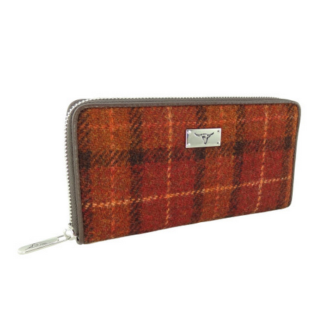 Harris Tweed Staffa Long Purse with Zip