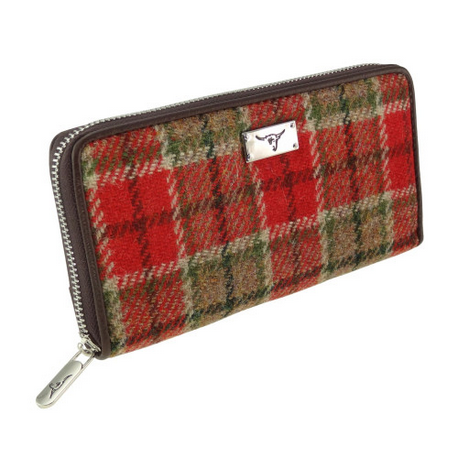Harris Tweed Staffa Long Purse with Zip