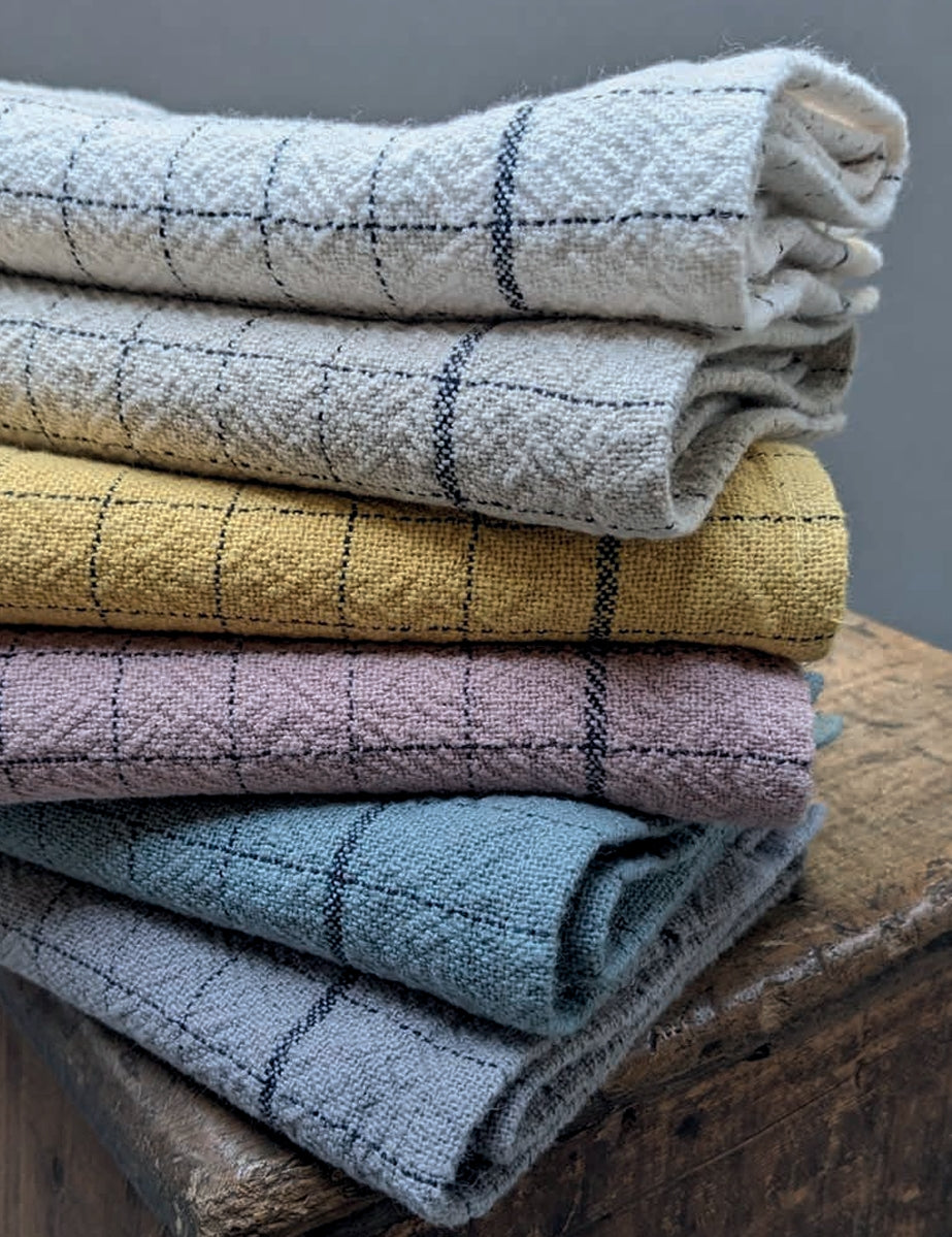 French Recycled Linen Cotton Tea Towel