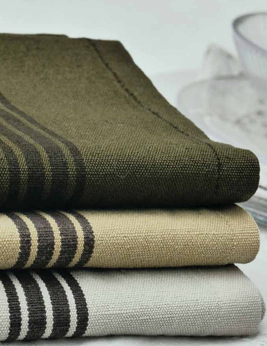 Charvet ~ Linen Tea Towel ~ Piano