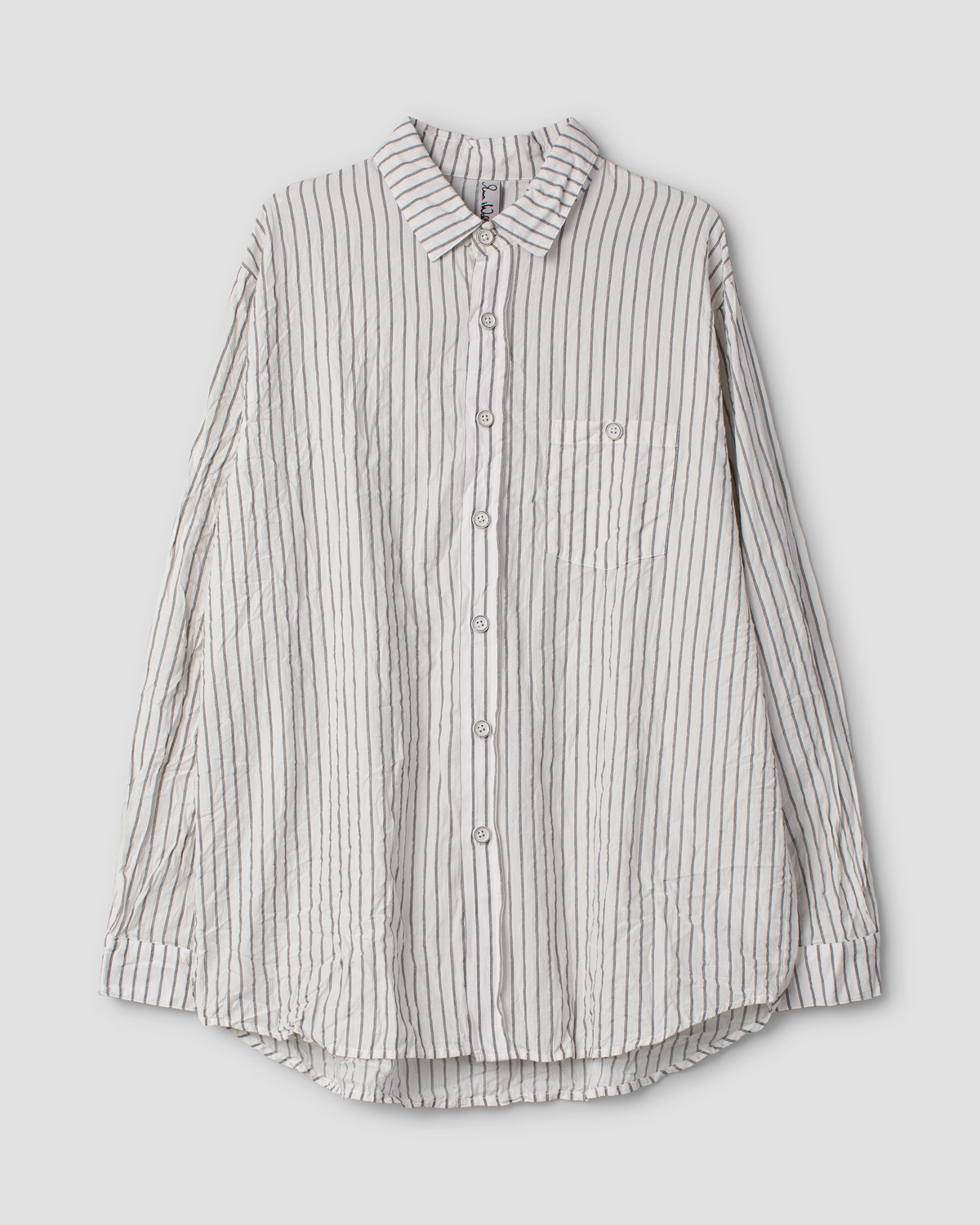 Ewa I Walla ~ Mens Tore Striped Cotton Shirt