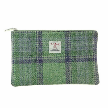 Scottish Tweed Zip Pouch