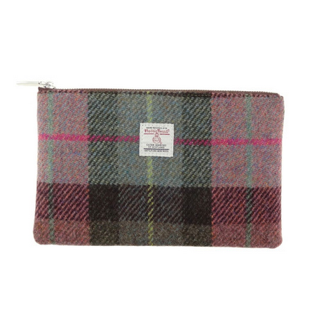Scottish Tweed Zip Pouch