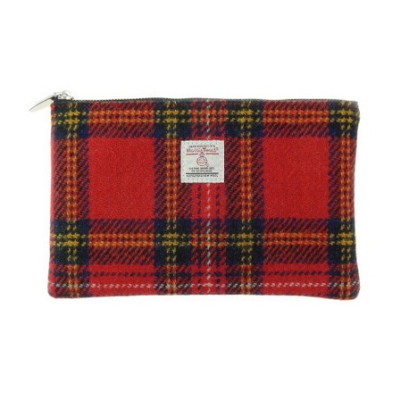 Scottish Tweed Zip Pouch