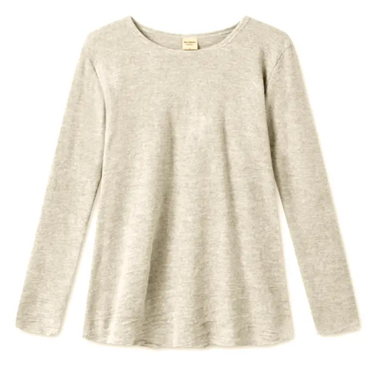 By Basics ~ A Line Merino Long Sleeve Top