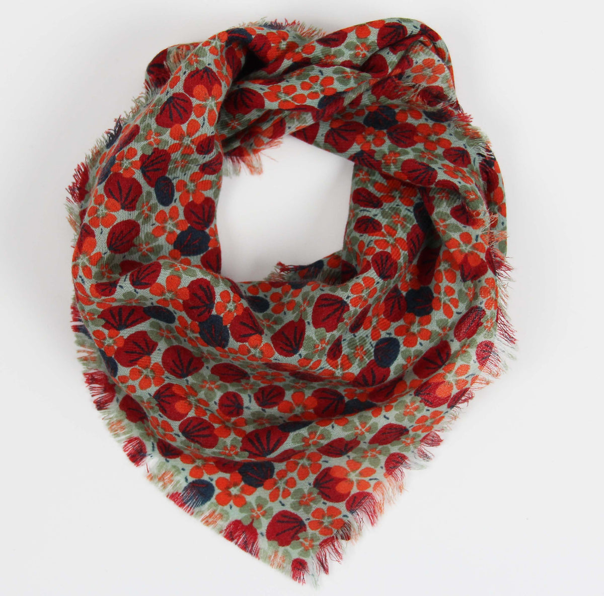 Les Belles Vagabondes ~ Wool Hand Printed Scarves