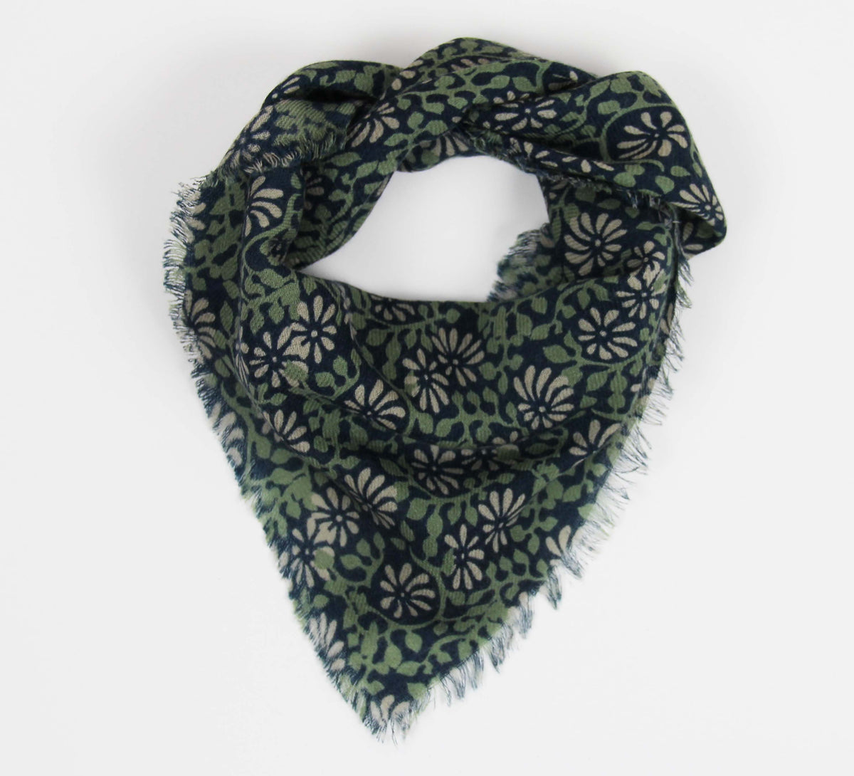 Les Belles Vagabondes ~ Wool Hand Printed Scarves