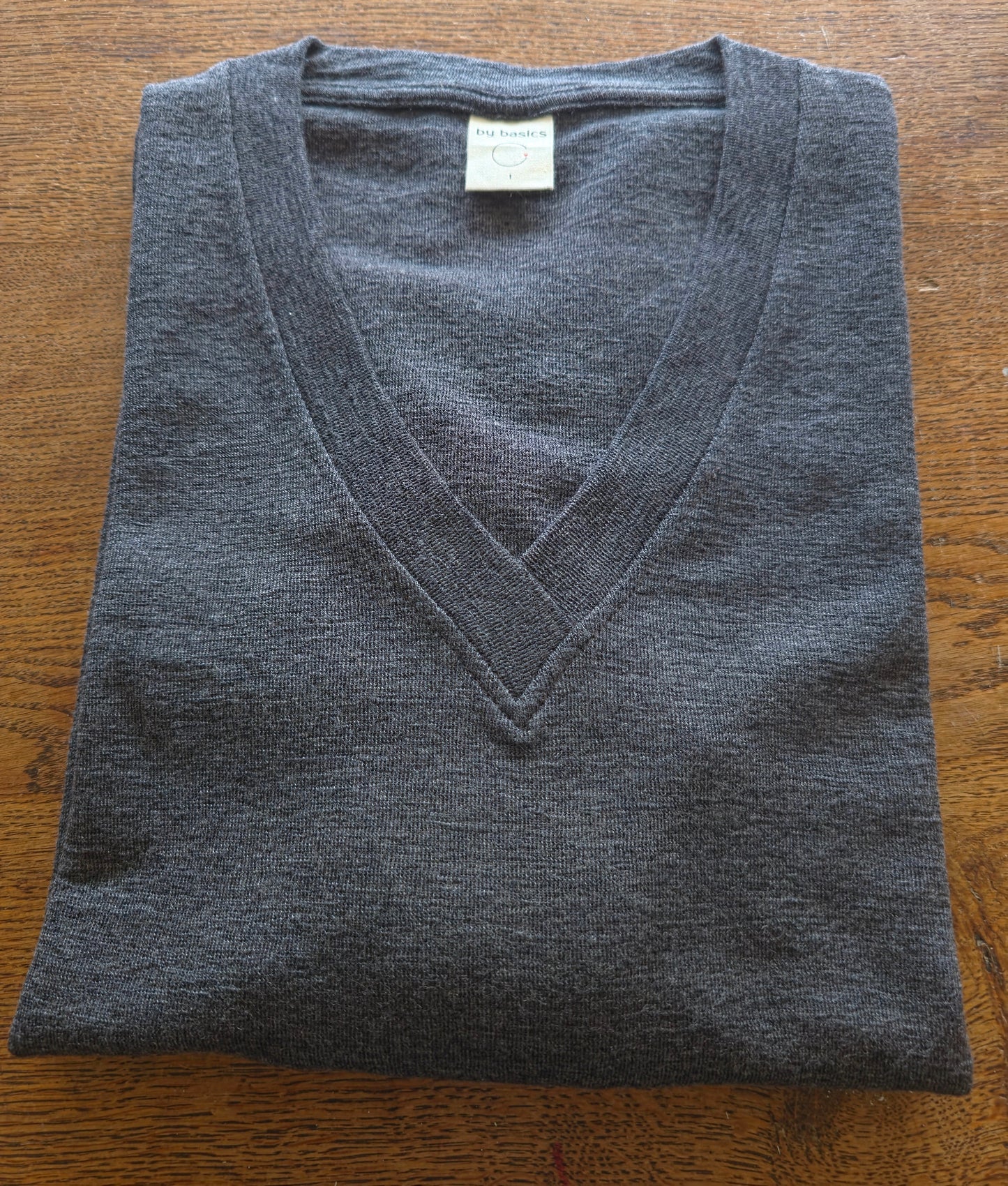 By Basics ~ Merino Loose Fit V-Neck Shirt