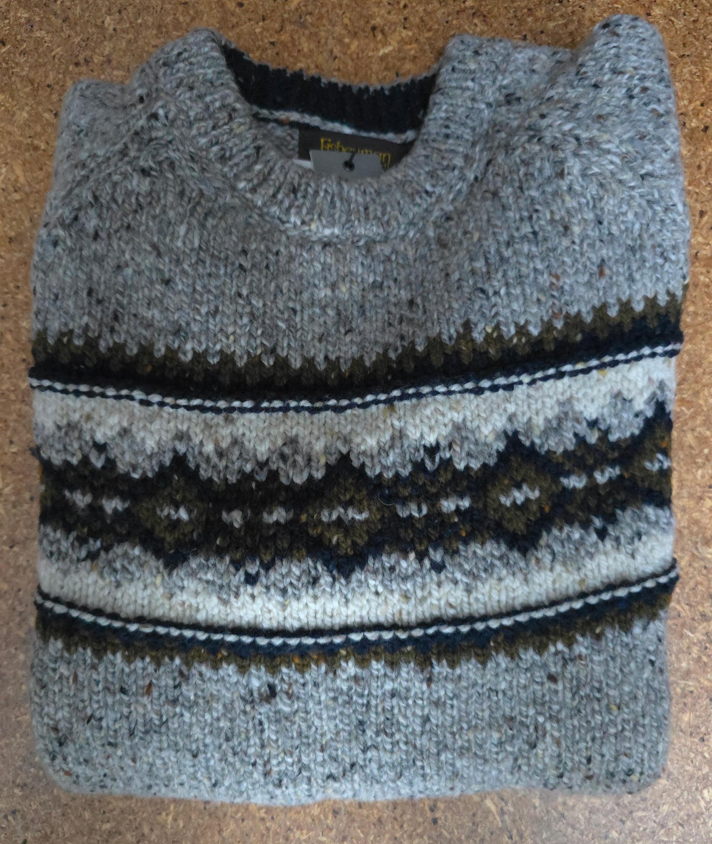 Fisherman Out of Ireland ~ Mens Fairisle Crew