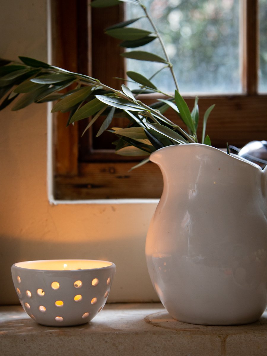 Ceramic tealight bowl