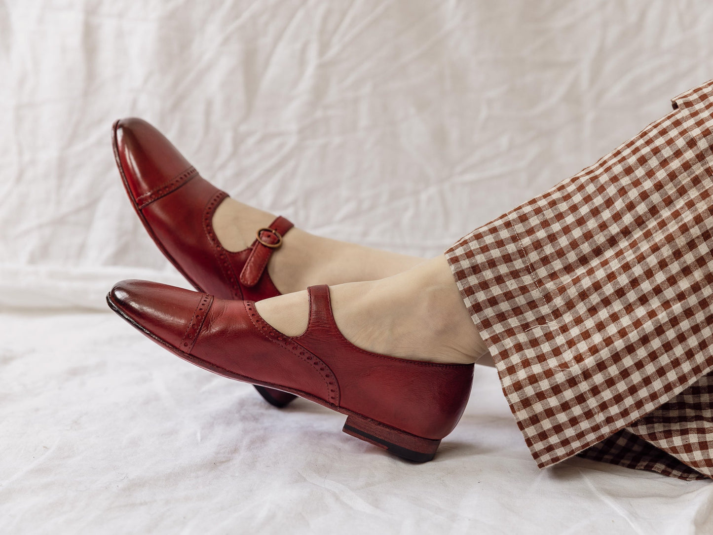 Victoria Varrasso Dolls Shoes in Poppy