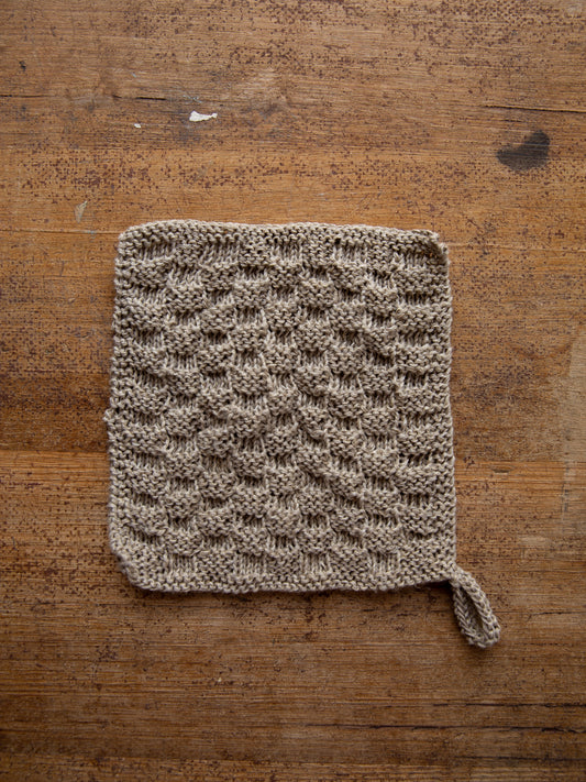 Hand Knitted Linen Cloth